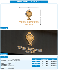 CUSTOM MOCKUP SIGN FOR Tris Tarpehdoe