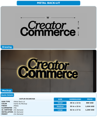 CUSTOM MOCKUP SIGN FOR Caitlin Escarciga