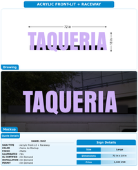 CUSTOM MOCKUP SIGN FOR Daniel Ruiz