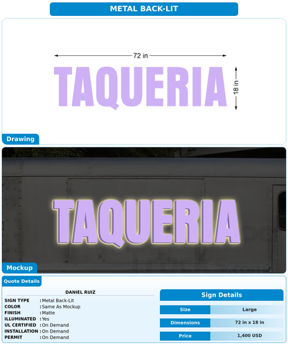 CUSTOM MOCKUP SIGN FOR Daniel Ruiz