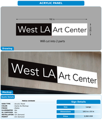 CUSTOM MOCKUP SIGN FOR parsa shirani