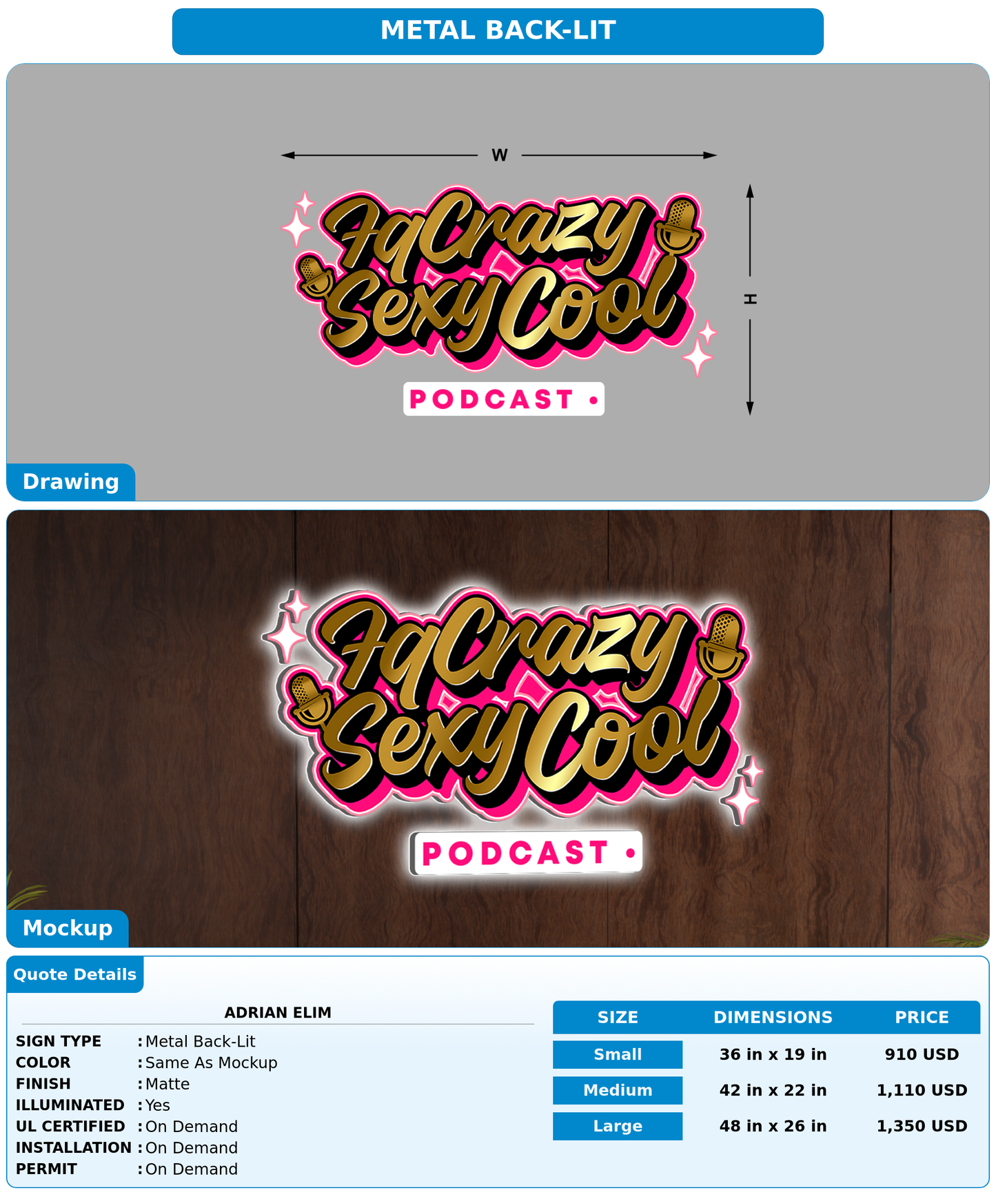 CUSTOM MOCKUP SIGN FOR Adrian Elim