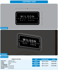 CUSTOM MOCKUP SIGN FOR Gabrielle wilson