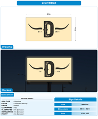 CUSTOM MOCKUP SIGN FOR Nicole Favale