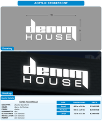 CUSTOM MOCKUP SIGN FOR HAMZA MASHARAQAH