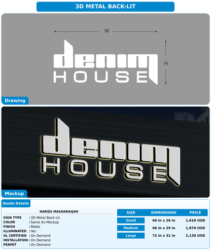 CUSTOM MOCKUP SIGN FOR HAMZA MASHARAQAH