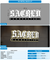 CUSTOM MOCKUP SIGN FOR Daniel Avalos