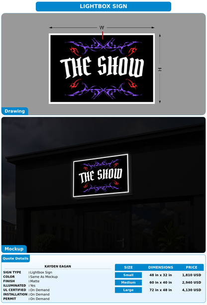 CUSTOM MOCKUP SIGN FOR Kayden Eagan