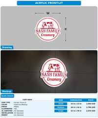CUSTOM MOCKUP SIGN FOR Cody Nash