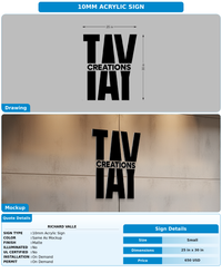 CUSTOM MOCKUP SIGN FOR Richard Valle