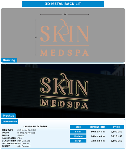 CUSTOM MOCKUP SIGN FOR Laura-Ashley Eagan