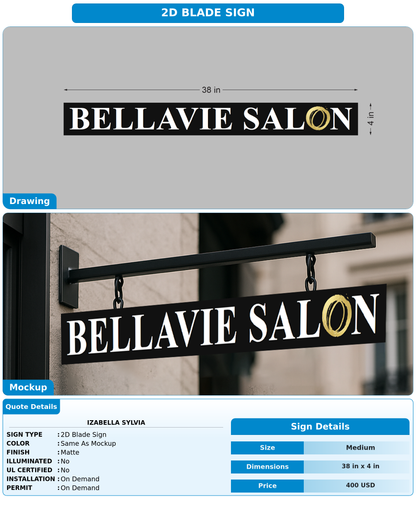 CUSTOM MOCKUP SIGN FOR Izabella Sylvia