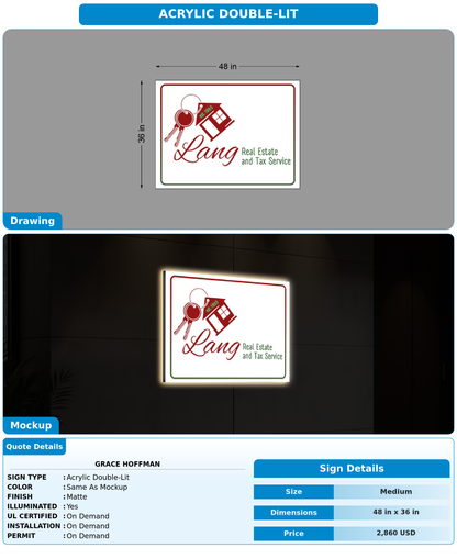 CUSTOM MOCKUP SIGN FOR Grace Hoffman
