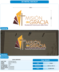 CUSTOM MOCKUP SIGN FOR Jesus Medrano