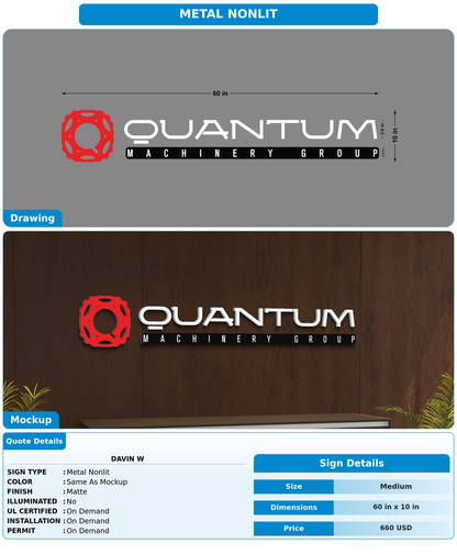 CUSTOM MOCKUP SIGN FOR davin w