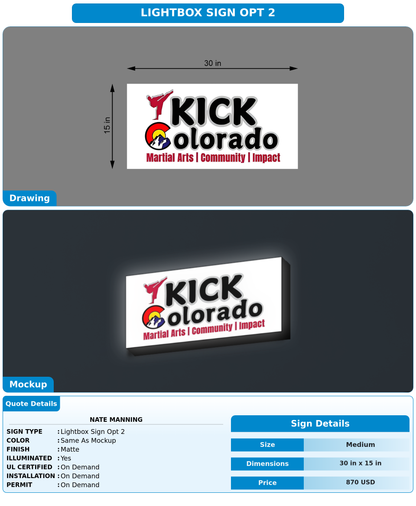 CUSTOM MOCKUP SIGN FOR Nate Manning