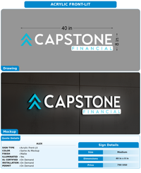 CUSTOM MOCKUP SIGN FOR alex