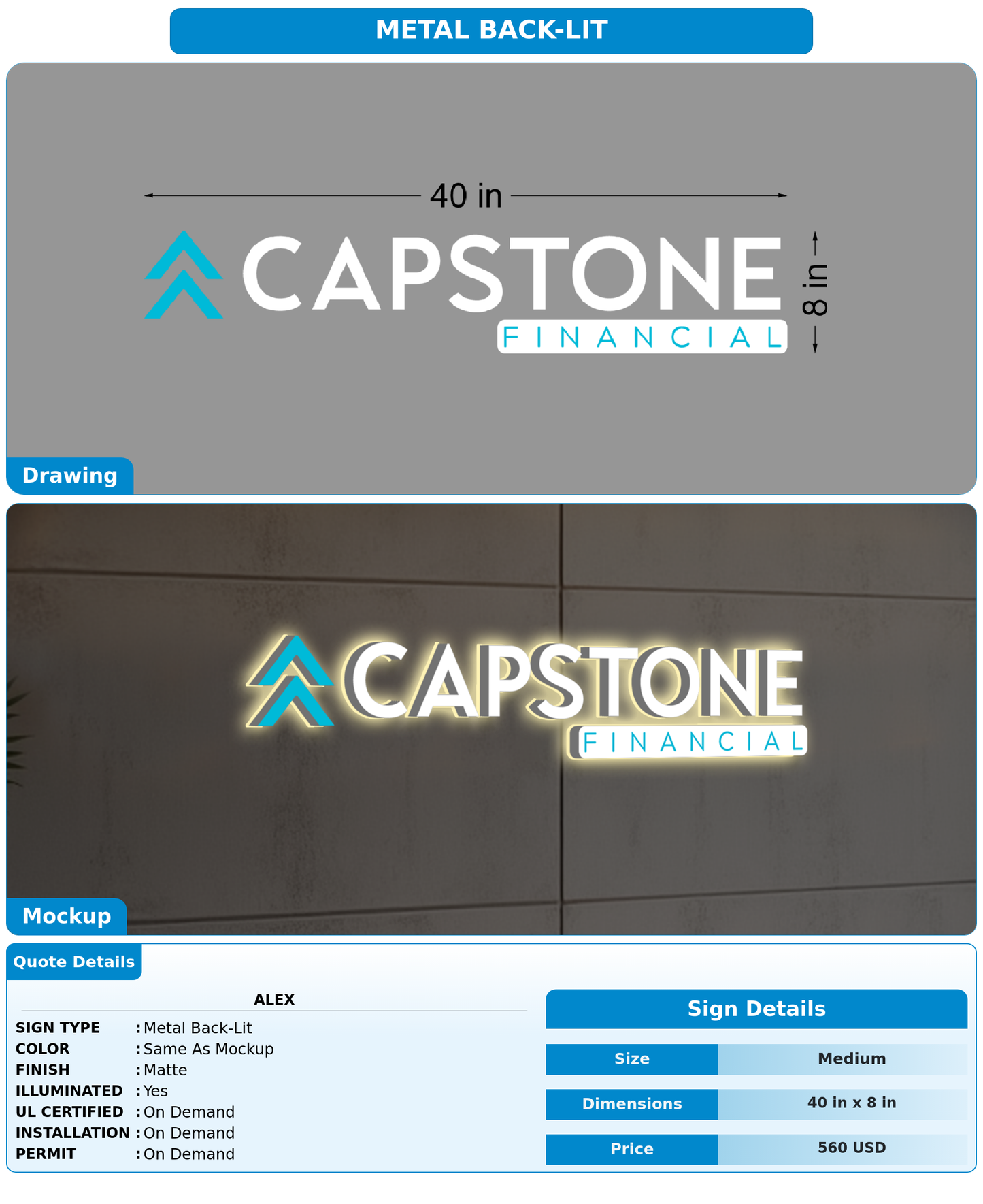 CUSTOM MOCKUP SIGN FOR alex