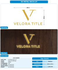 CUSTOM MOCKUP SIGN FOR Lisa Sowers