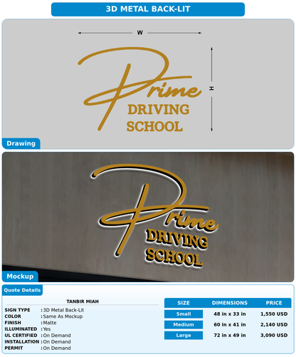 CUSTOM MOCKUP SIGN FOR Tanbir Miah
