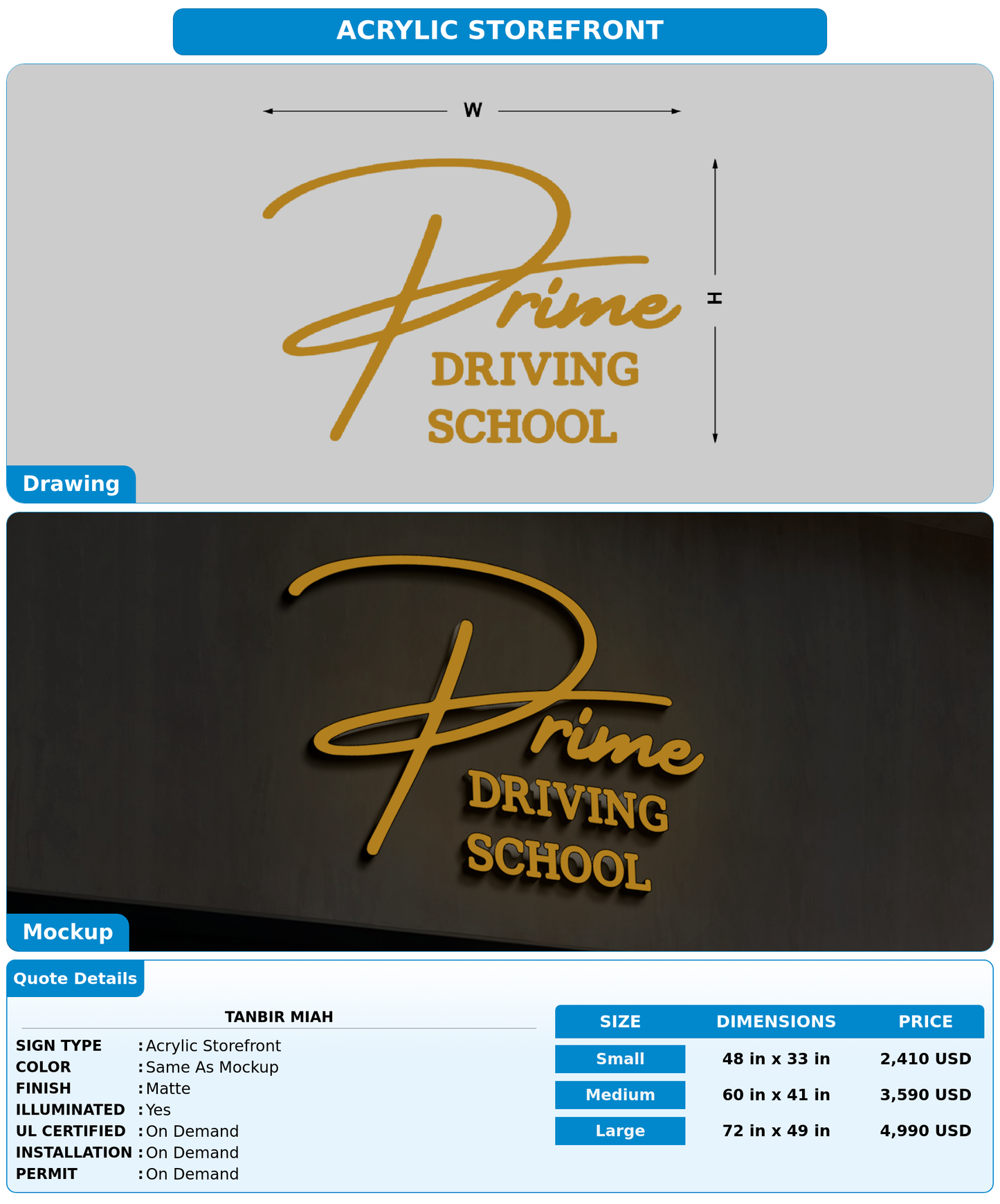 CUSTOM MOCKUP SIGN FOR Tanbir Miah