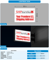 CUSTOM MOCKUP SIGN FOR Ship Eureka