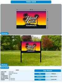 CUSTOM MOCKUP SIGN FOR Dana