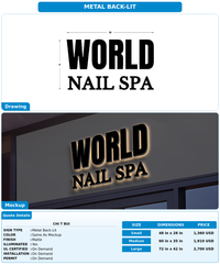 CUSTOM MOCKUP SIGN FOR Chi T Bui