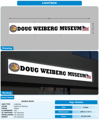 CUSTOM MOCKUP SIGN FOR George Wood
