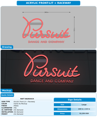 CUSTOM MOCKUP SIGN FOR Matt Bezrouch