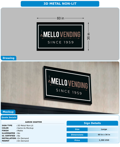CUSTOM MOCKUP SIGN FOR Aaron shaffer