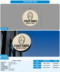 CUSTOM MOCKUP SIGN FOR Patrick Cowart