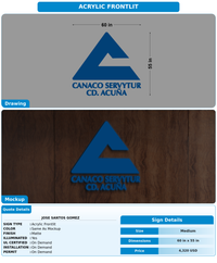 CUSTOM MOCKUP SIGN FOR Jose Santos Gomez