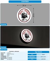 CUSTOM MOCKUP SIGN FOR Theodore J. Anfinson