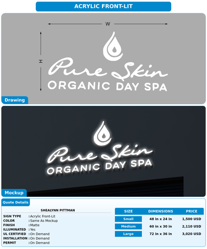 CUSTOM MOCKUP SIGN FOR Shealynn Pittman