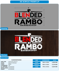 CUSTOM MOCKUP SIGN FOR BlenededByRambo