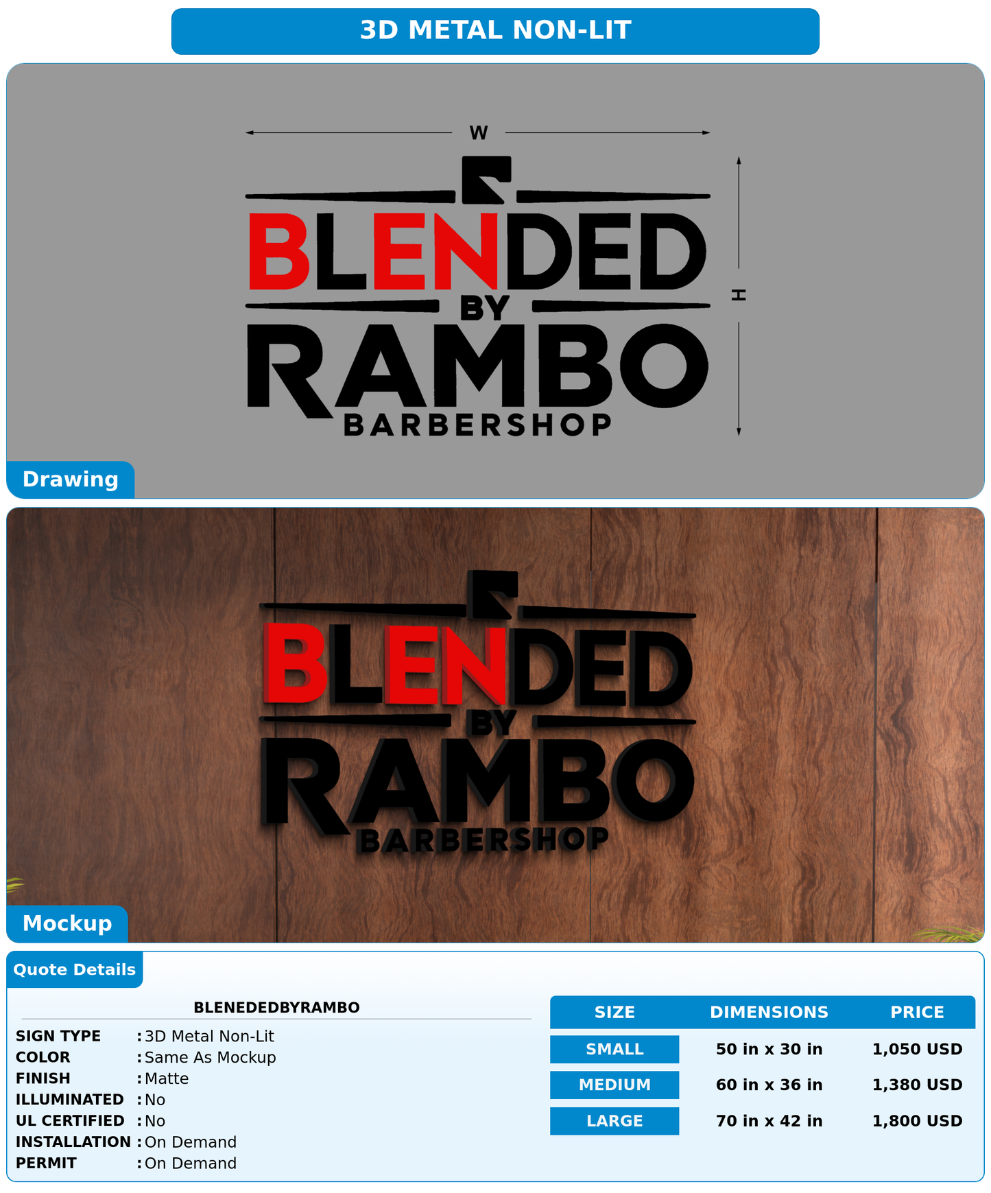 CUSTOM MOCKUP SIGN FOR BlenededByRambo