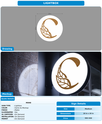 CUSTOM MOCKUP SIGN FOR Mohd