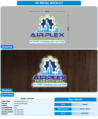 CUSTOM MOCKUP SIGN FOR Daniel Loevsky