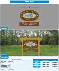 CUSTOM MOCKUP SIGN FOR Theresa Cleary