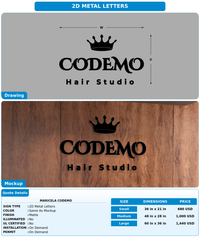 CUSTOM MOCKUP SIGN FOR Maricela Codemo