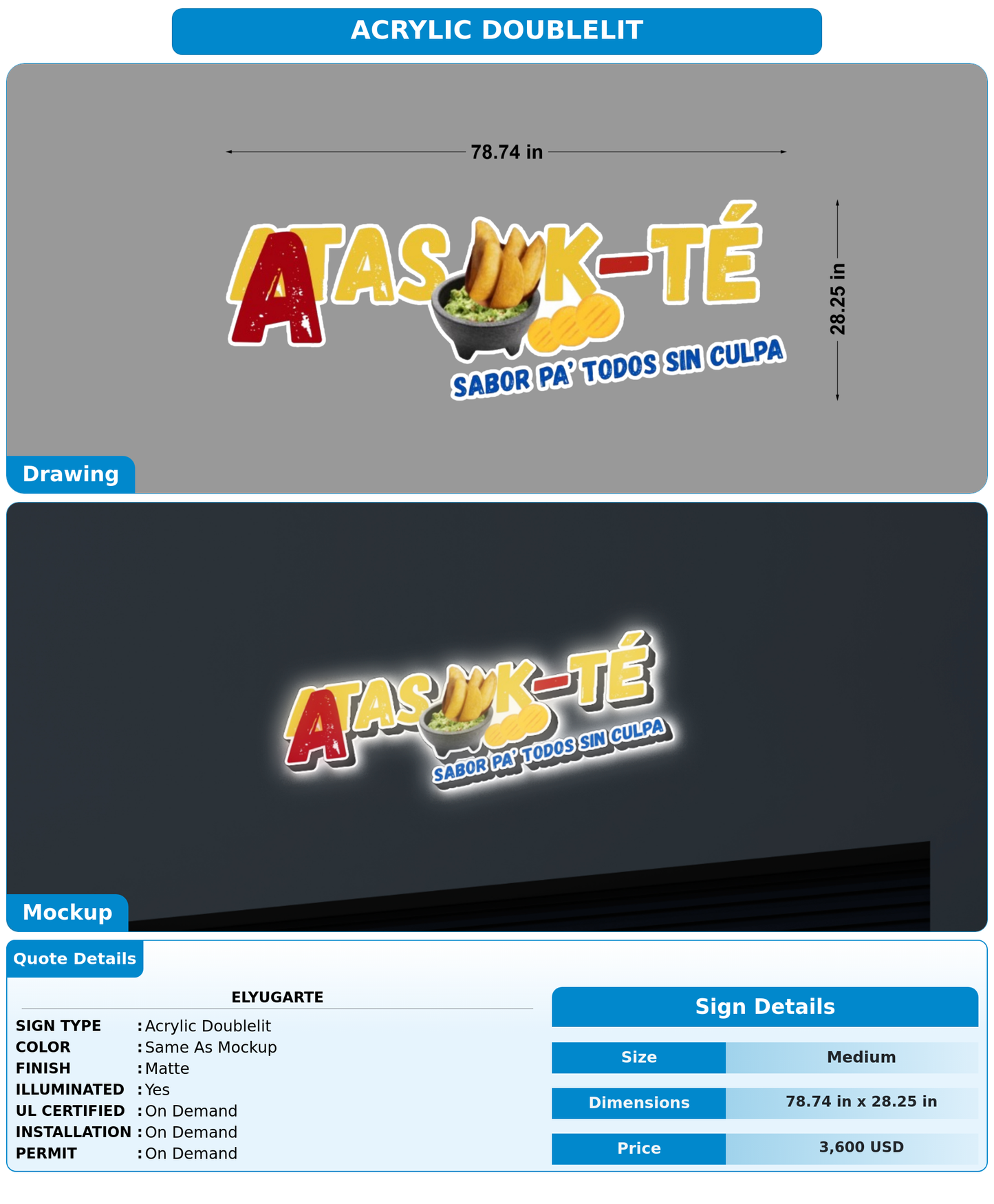 CUSTOM MOCKUP SIGN FOR elyugarte