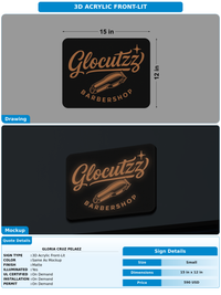 CUSTOM MOCKUP SIGN FOR GLORIA CRUZ PELAEZ