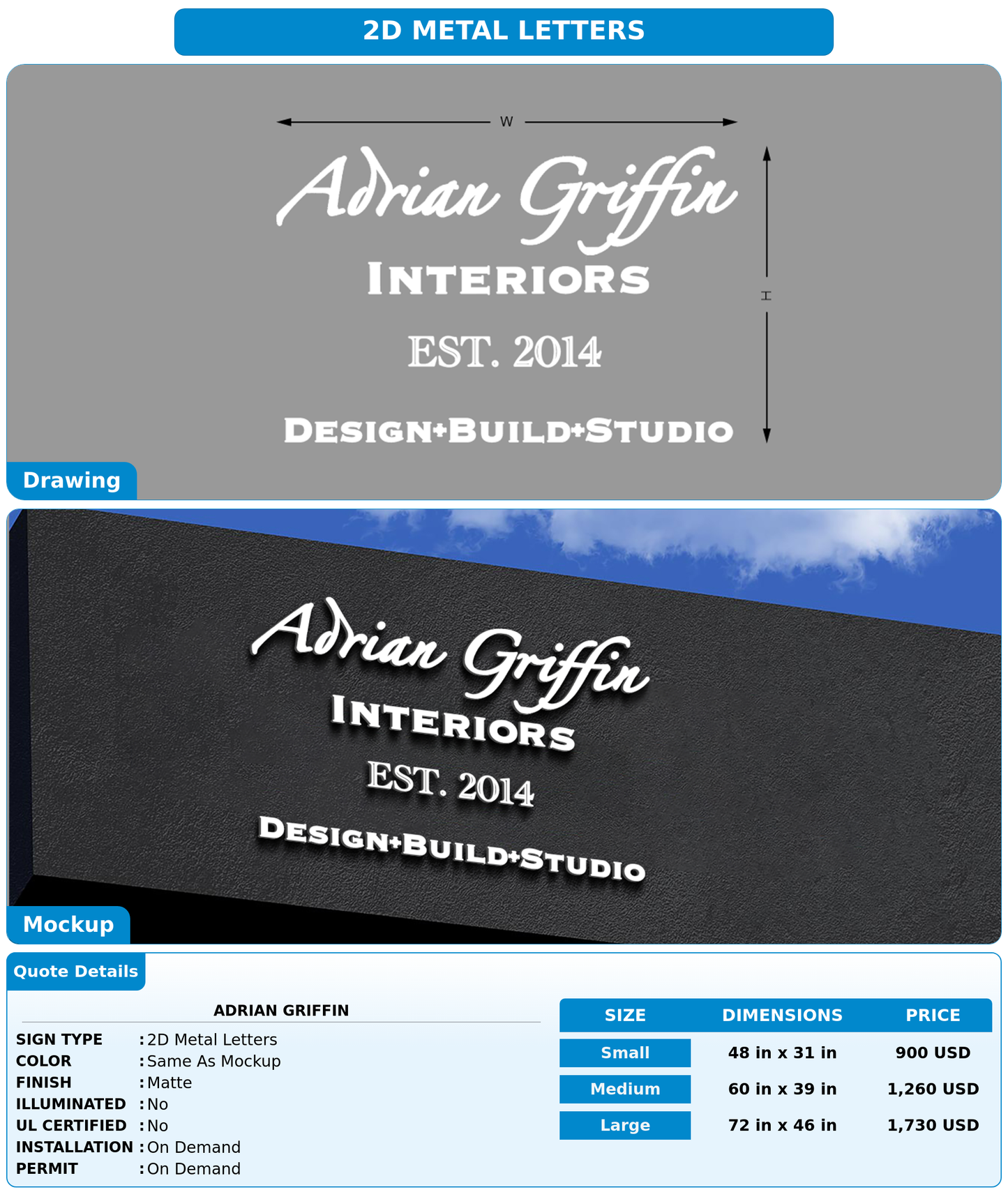 CUSTOM MOCKUP SIGN FOR adrian griffin