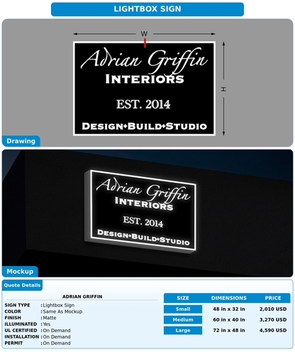 CUSTOM MOCKUP SIGN FOR adrian griffin