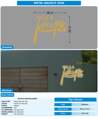 CUSTOM MOCKUP SIGN FOR Dexter Bartholomew