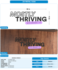 CUSTOM MOCKUP SIGN FOR Amanda Vernaci