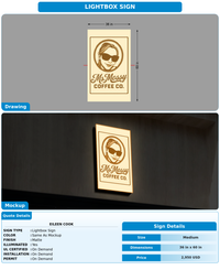CUSTOM MOCKUP SIGN FOR Eileen Cook