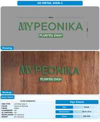 CUSTOM MOCKUP SIGN FOR eliya ushkevich