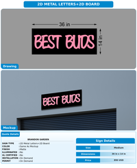 CUSTOM MOCKUP SIGN FOR Brandon Garden